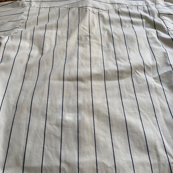 Ranch Town Striped Pearl Snap Short Sleeve - Picture 4 of 5
